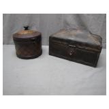 Two Distinct Wooden Boxes