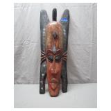 Handcrafted Ghanaian Wooden Tribal Mask