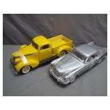 Two Die-Cast Model Cars with Detailed Finish