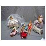 Dolls Lot With Accessories