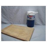 Coleman Thermo 2-Liter Jug and Wooden Board Set