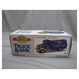 Limited Edition Blue Sunoco Truck Bank