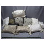 Decorative Throw Pillows with Varied Designs