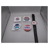 Vintage USA Political Pins and Watch