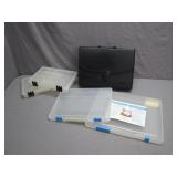 Storage Cases and Document Organizer