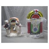 Coca-Cola Ceramic Cookie Jar Set