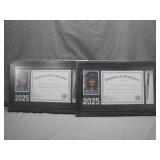 Black Graduation Diploma Frame (Set of Two)