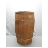 Wooden Barrel w/ "Bath and Body Works" Stamp
