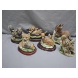 6 Homco Porcelain Figurines From 1986
