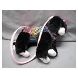 Poochie & Co. Black Cat Plush Purse with Tag