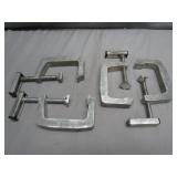 Metal C-Clamps, Assorted Sizes