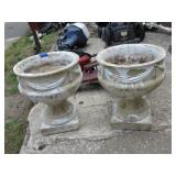Concrete Garden Urns