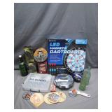 LED Magnetic Dartboard Game Set with Assorted...