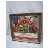 I.C. Golden Lager Select Bar Mirror