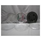 Glass Holiday-Themed Plates