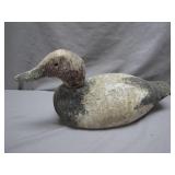 Hand-Carved Wooden Duck Decoy