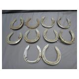 10 Aluminum Horse Shoes