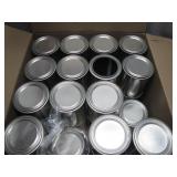 30 Small Unused Paint Cans in Box