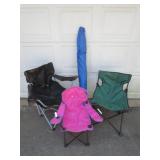 Foldable Camping Chairs with Carry Bag