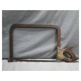 19th-Century Bow Saw with Dated Markings