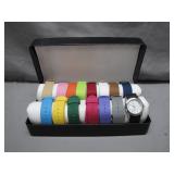Gossip Quartz Watch with 12 Color Bands