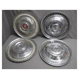 Four Status Alloy Tin Hubcaps