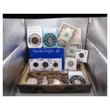 Vintage US Coins and Currency Collection