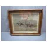 Framed Print: Hunting Scene, In Full Cry
