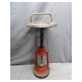 Red Oil Lantern Ashtray with Metal Top