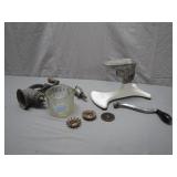 Manual Meat Grinder With Attachments