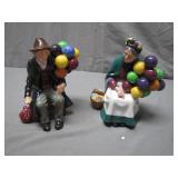 Royal Doulton Balloon Figures Pair