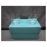 Tiffany & Co. Lead Crystal Glasses in Box