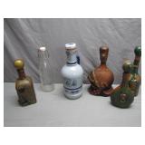Decorative Bottles and Stein