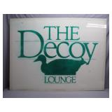 The Decoy Lounge 48 in. x 36 in. Sign