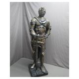 36" Knight Statue with Intricate Detailing