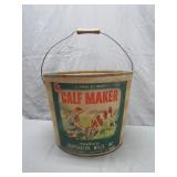 Calf Maker Feed Pail with Retro Design