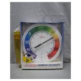Sunbeam Outdoor Thermometer with Rain Gauge