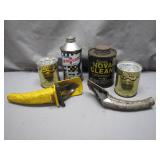 Vintage Automotive Cans & Tools