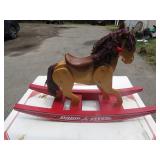 Radio Flyer Wooden Rocking Horse