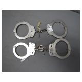 2 Pairs of Handcuffs w/ Keys
