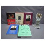 Inspirational Angel Figurine and Faith-Based Books