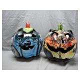 Colorful Hollow Ceramic Pumpkins