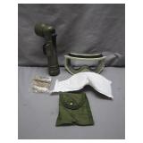 Military-Style Survival Kit with Flashlight