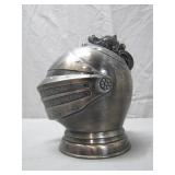 Helmet-Shaped Metal Coin Bank