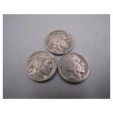 1927-1929 Buffalo Nickels Trio