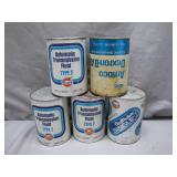 Gulf Oil Fluid Cans