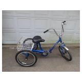 Blue Kent Westport Adult Tricycle With Basket