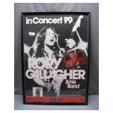 Rory Gallagher 1979 Concert Poster