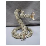 Resin Life-Like Rattlesnake Figure