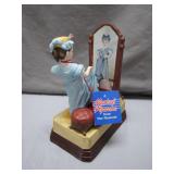 Ceramic Musical Figurine, Inspired by Rockwell